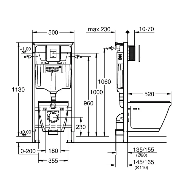 Grohe - Solido - Fali WC szett - 39186000 – 2. kép