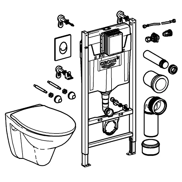 Grohe - Solido - Fali WC szett - 39186000 – 3. kép