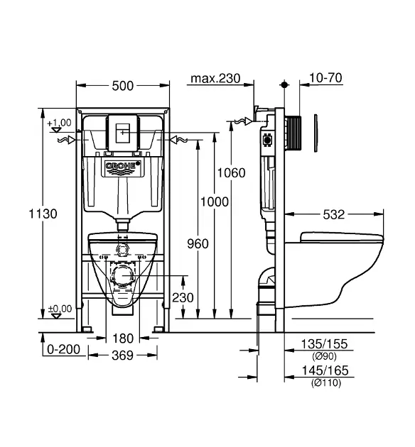 Grohe - Solido - Fali WC szett - 39467000 – 2. kép