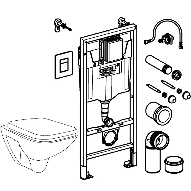 Grohe - Solido - Fali WC szett - 39467000 – 3. kép