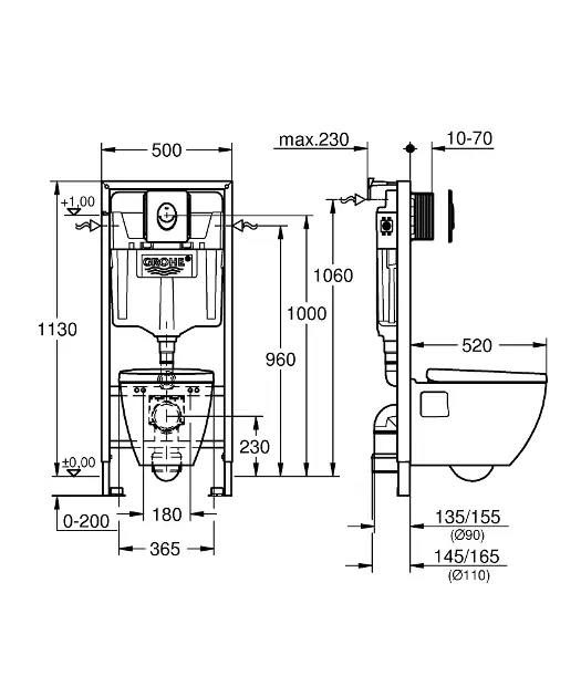 Grohe - Solido - Fali WC szett - 39583000 – 2. kép