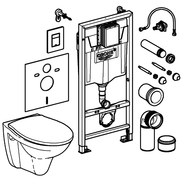Grohe - Solido - Fali WC szett - 39586000 – 3. kép