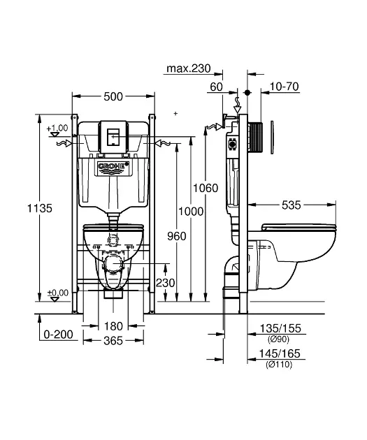 Grohe - Solido - Fali WC szett - 39816000 – 2. kép