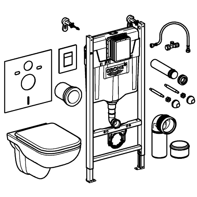 Grohe - Solido - Fali WC szett - 39816000 – 3. kép