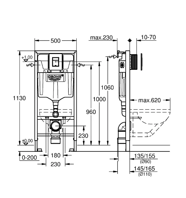 Grohe - Solido - Fali WC szett - 39817000 – 2. kép