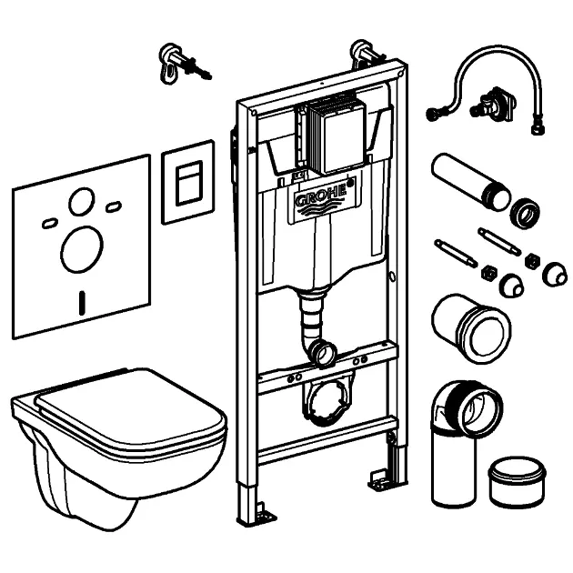 Grohe - Solido - Fali WC szett - 39817000 – 3. kép