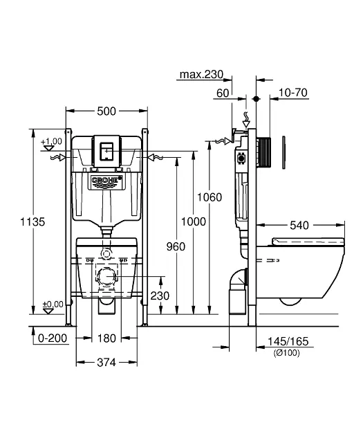 Grohe - Solido - Fali WC szett - 39891000 – 2. kép