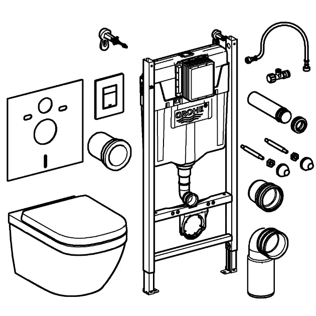 Grohe - Solido - Fali WC szett - 39891000 – 3. kép