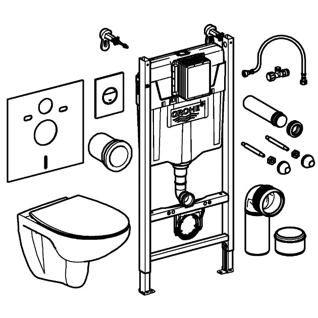 Grohe - Solido - Fali WC szett - 39900000 – 3. kép