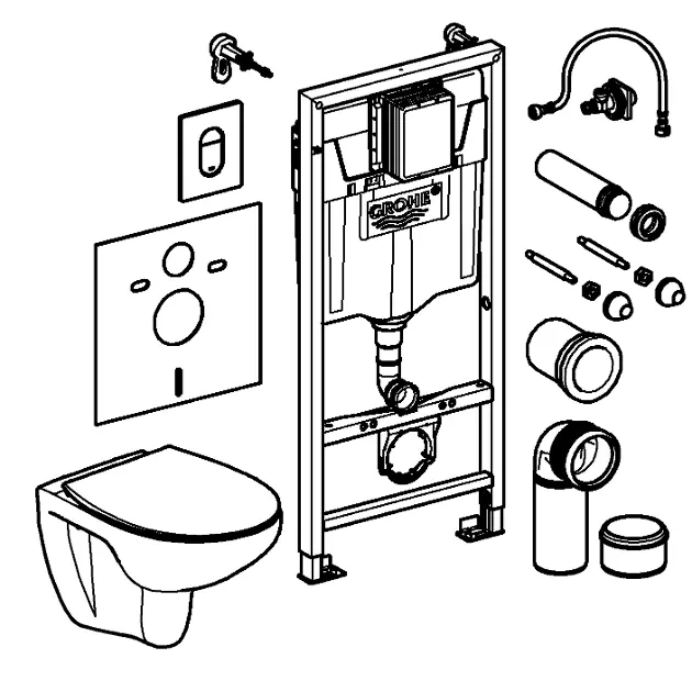 Grohe - Solido - Fali WC szett - 39902000 – 3. kép