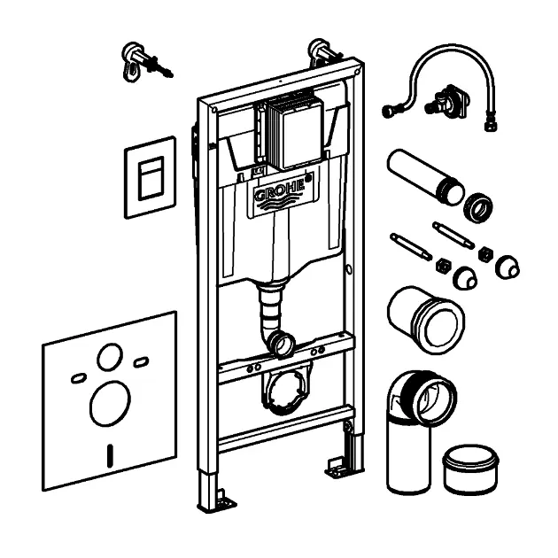 Grohe - Solido - Fali WC szett - SANI15BB1101 – 3. kép