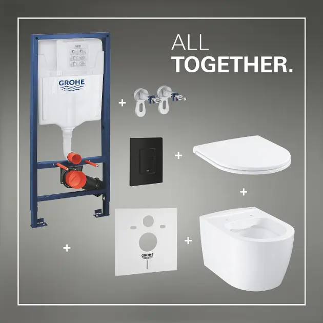 Grohe - Start Round - Fali WC szett - 103847SH00 – 4. kép