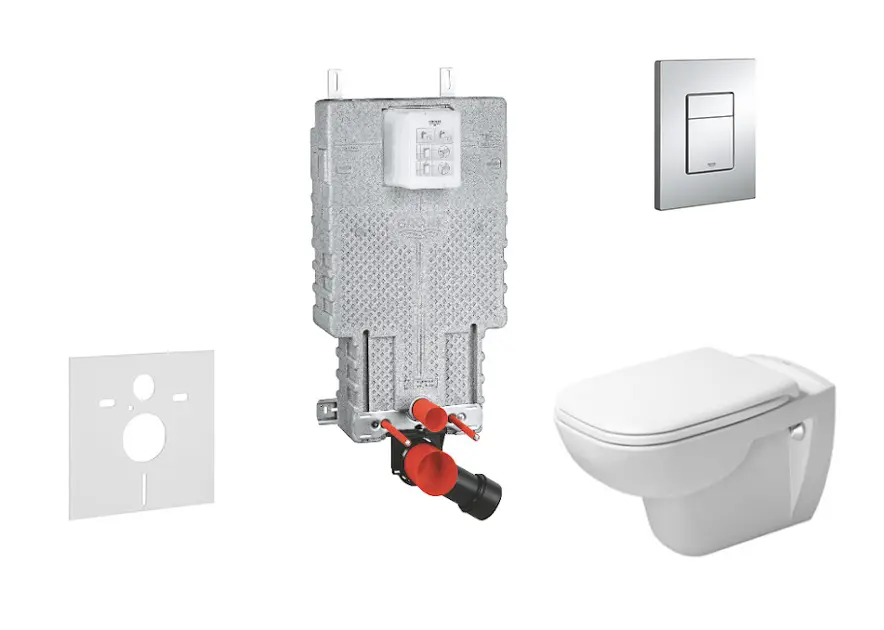 Grohe - Uniset - Fali WC szett - 38643SET-KK