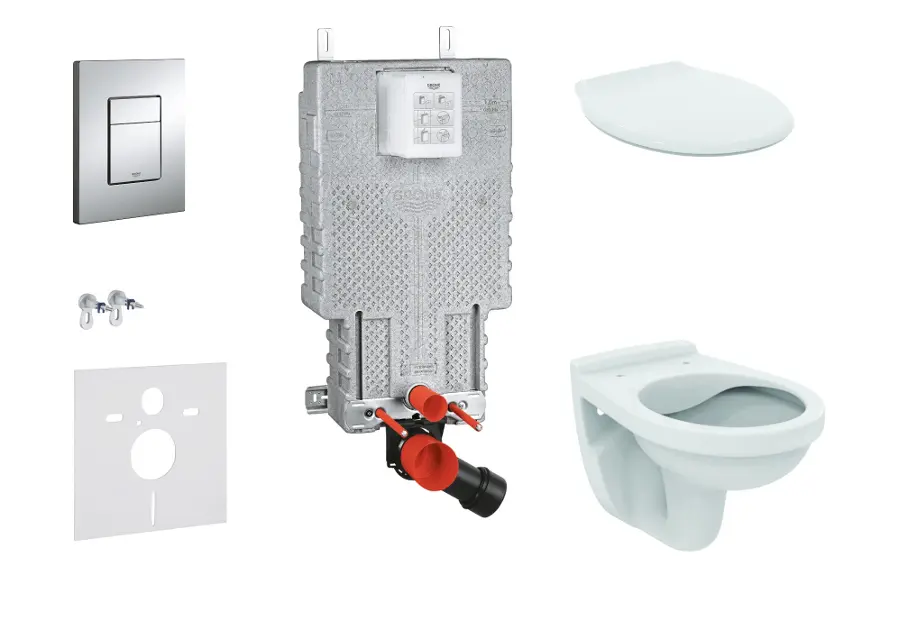 Grohe - Uniset - Fali WC szett - 38643SET-KR