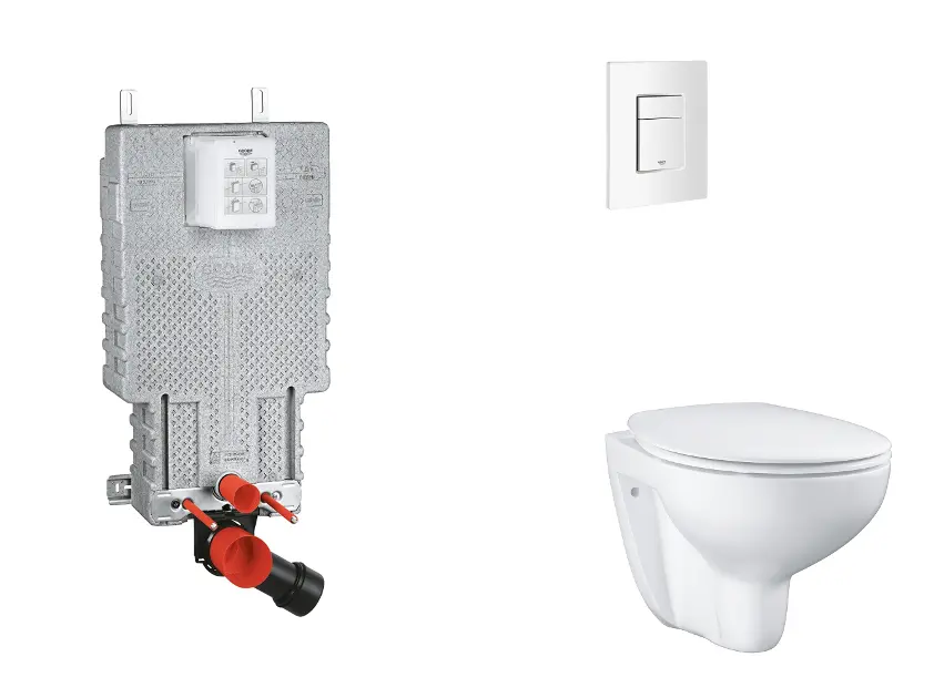 Grohe - Uniset - Fali WC szett - SANI15BB3101