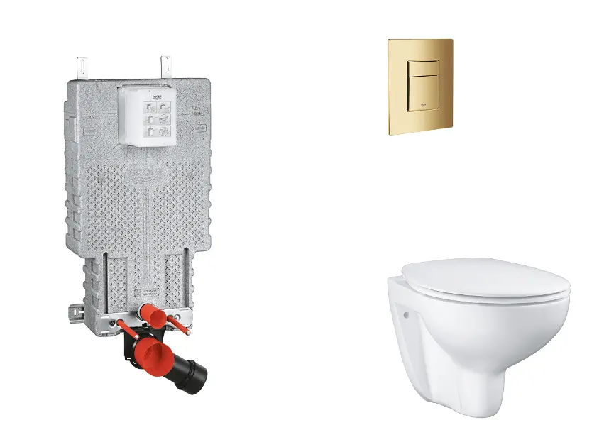 Grohe - Uniset - Fali WC szett - SANI15BB4102