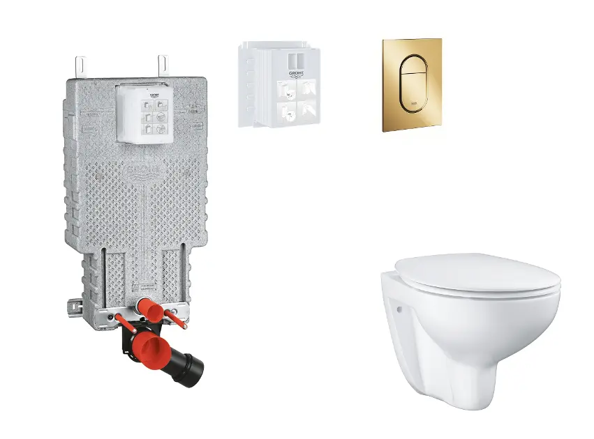 Grohe - Uniset - Fali WC szett - SANI15BB4105