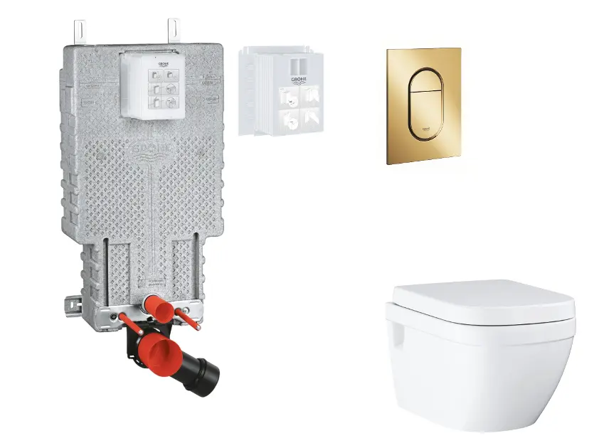 Grohe - Uniset - Fali WC szett - SANI15BB4115