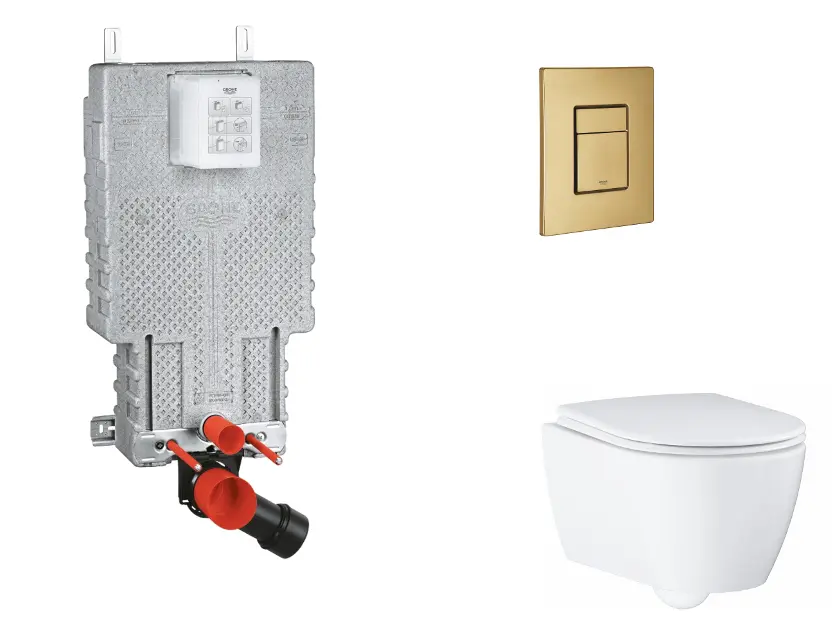 Grohe - Uniset - Fali WC szett - SANI15BB4116