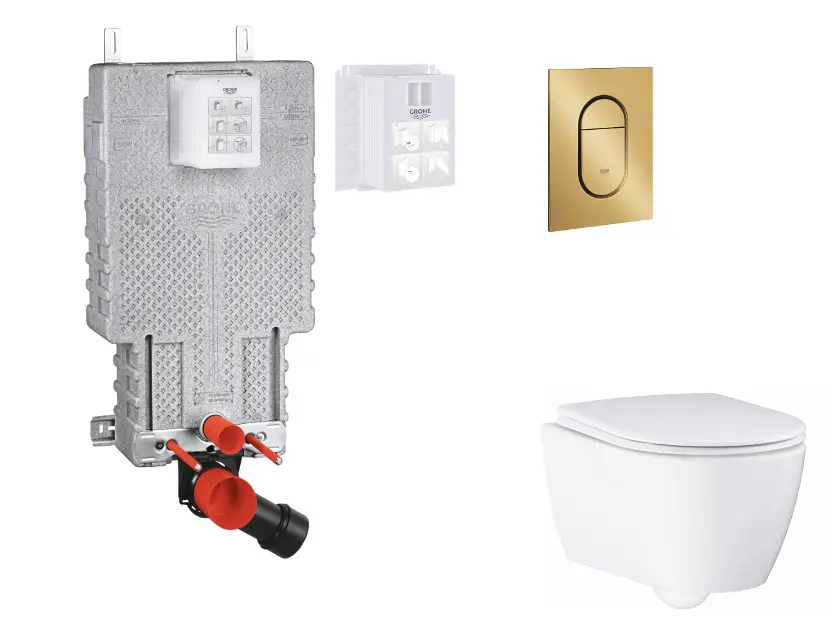 Grohe - Uniset - Fali WC szett - SANI15BB4119