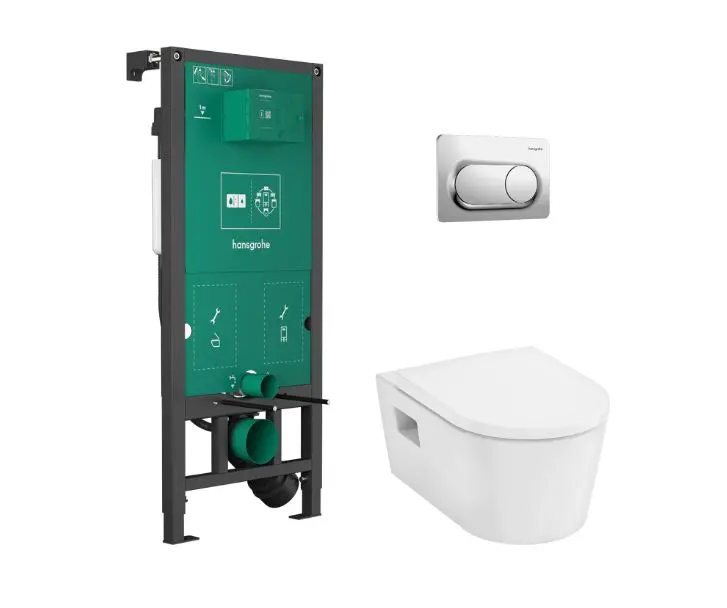 Hansgrohe - EluPura Original S - Fali WC szett - 60302000