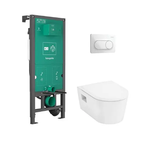 Hansgrohe - EluPura Original S - Fali WC szett - 60302450