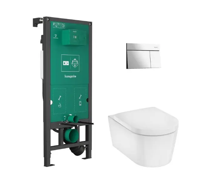 Hansgrohe - EluPura S - Fali WC szett - 60303000