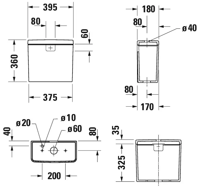 Duravit - D-Neo - Kombi-WC - 0944100085 – 2. kép