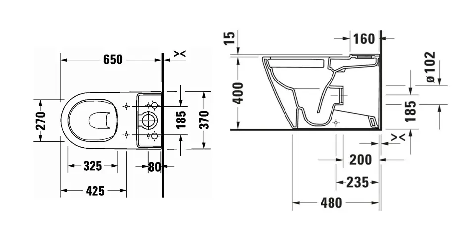 Duravit - D-Neo - Kombi-WC - 200209AC00 – 2. kép