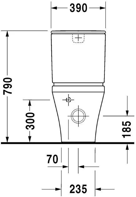 Duravit - DuraStyle - Kombi-WC - 09351000051 – 2. kép