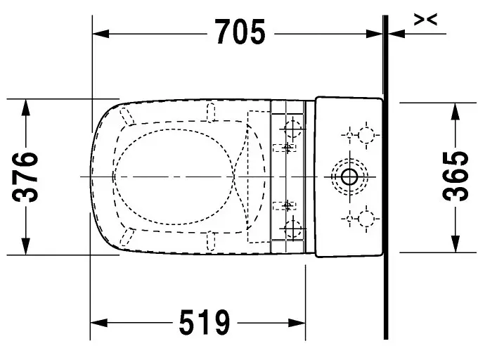 Duravit - DuraStyle - Kombi-WC - 2156590000 – 2. kép