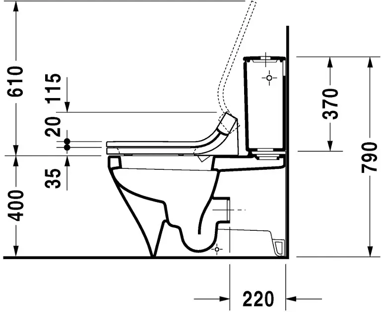 Duravit - DuraStyle - Kombi-WC - 2156590000 – 3. kép