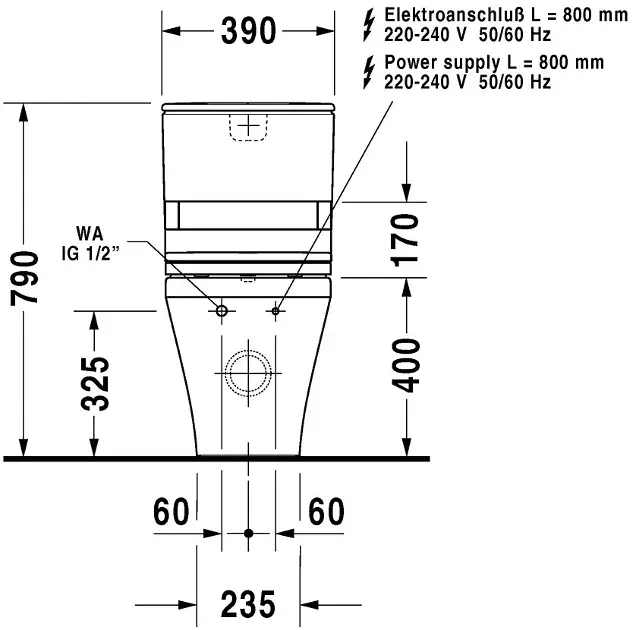 Duravit - DuraStyle - Kombi-WC - 2156590000 – 5. kép