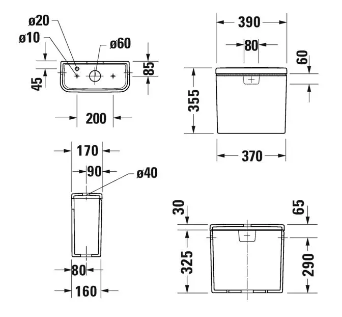 Duravit - Duravit No.1 - Kombi-WC - 0941100005 – 2. kép