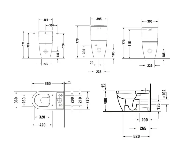Duravit - ME by Starck - Kombi-WC - 217009AA00 – 2. kép