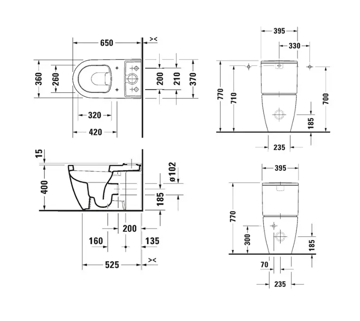 Duravit - ME by Starck - Kombi-WC - 217209AA00 – 2. kép