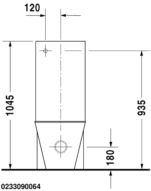 Duravit - Starck 1 - Kombi-WC - 0233090064 – 10. kép