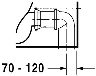 Duravit - Starck 1 - Kombi-WC - 0233090064 – 12. kép