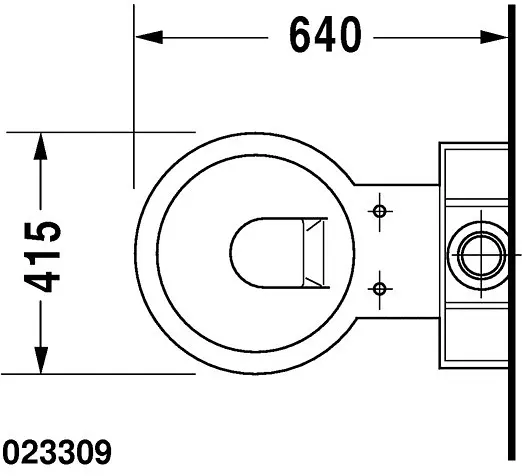 Duravit - Starck 1 - Kombi-WC - 02330900641 – 2. kép