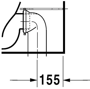 Duravit - Starck 2 - Kombi-WC - 2145090000 – 7. kép