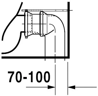 Duravit - Starck 2 - Kombi-WC - 21450900001 – 6. kép