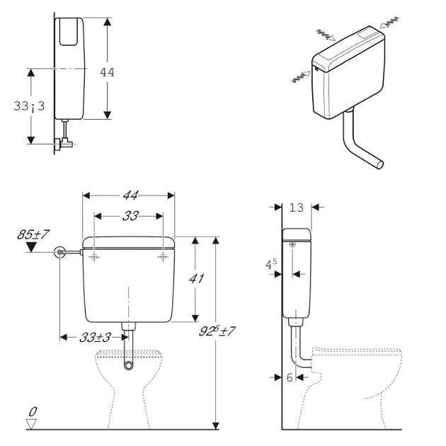 Geberit - Equipment and accessories - Kombi-WC - 127.000.11.1 – 2. kép