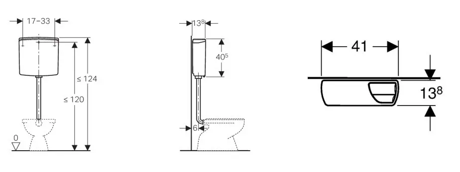 Geberit - Equipment and accessories - Kombi-WC - 140.305.11.1 – 2. kép