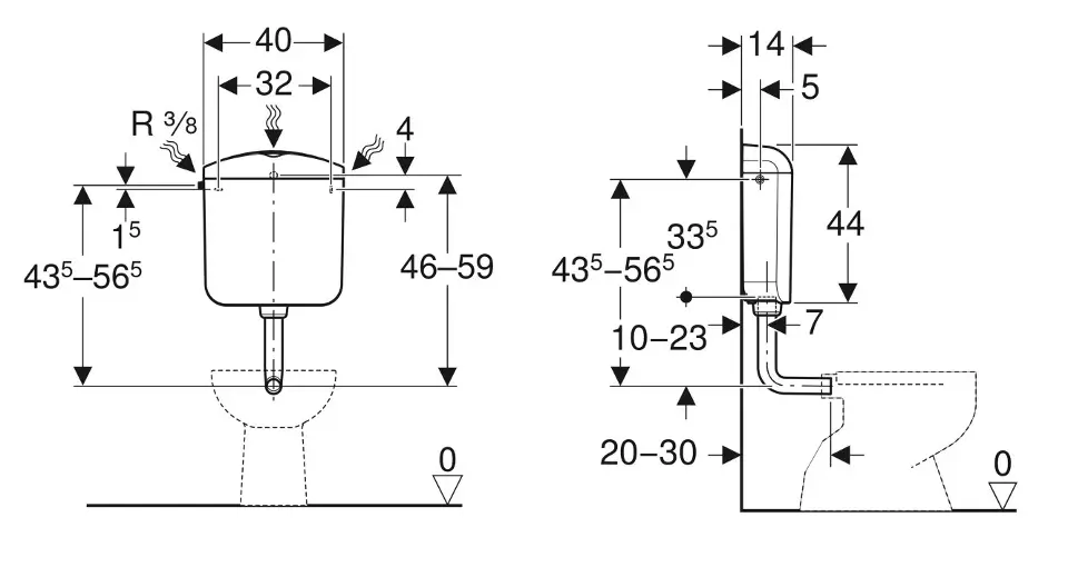 Geberit - Kombi-WC - 136.530.11.1 – 2. kép
