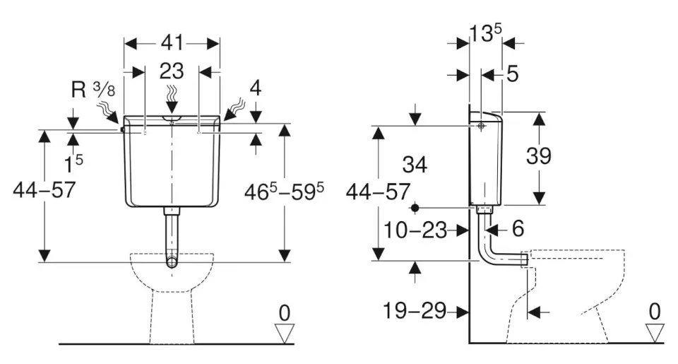 Geberit - Kombi-WC - 136.610.11.1 – 2. kép