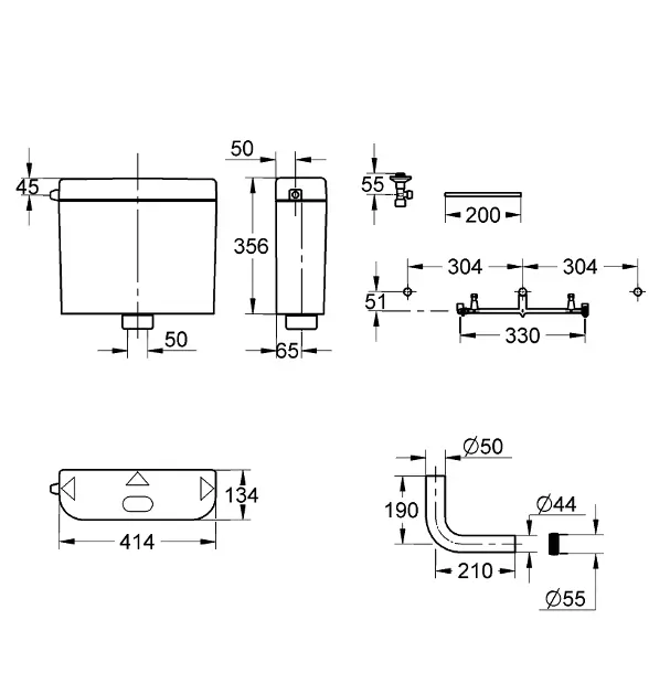 Grohe - QuickFix Start - Kombi-WC - 37406SH0 – 2. kép