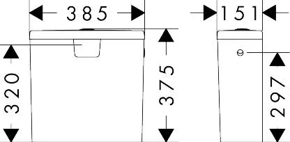 Hansgrohe - GladeLake S - Kombi-WC - 60311450 – 2. kép