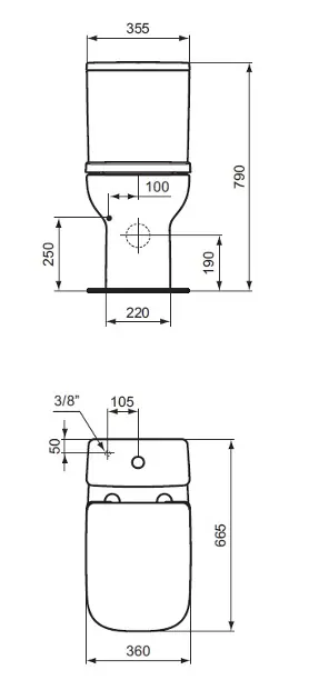 Ideal Standard - i.Life A - Kombi-WC - T472301 – 2. kép