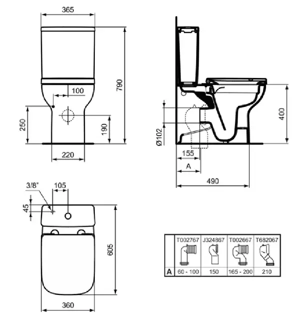 Ideal Standard - i.Life A - Kombi-WC - T481501 – 2. kép