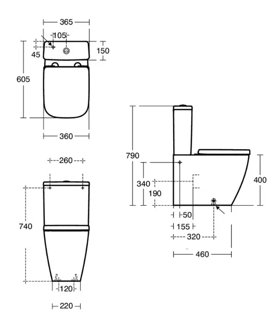 Ideal Standard - i.Life S - Kombi-WC - T459701 – 2. kép